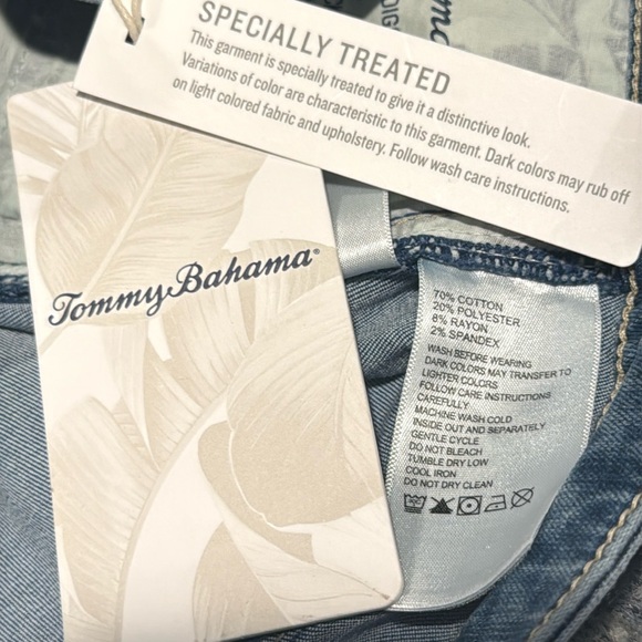 Tommy Bahama Boracay Indigo High-Rise Kick Flare Jeans - Picture 16 of 16